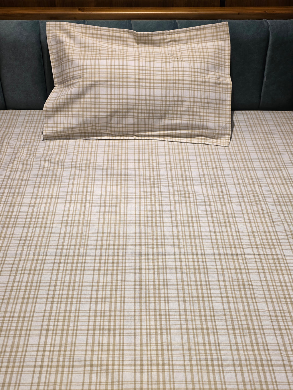 Pure Cotton Pastel Single Bedsheet Set