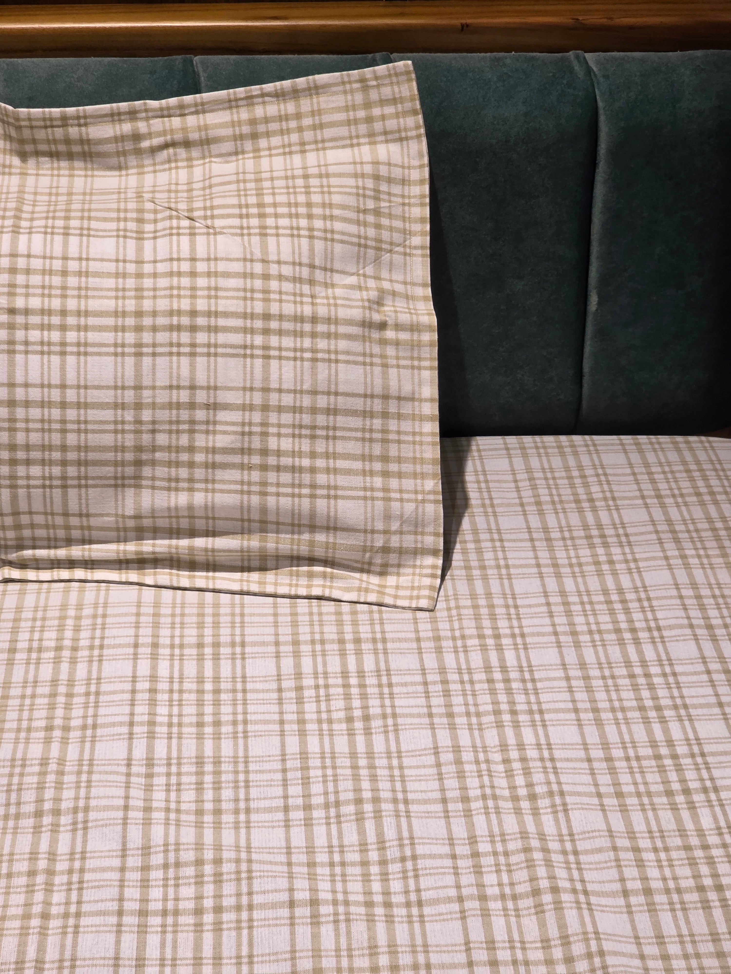Pure Cotton Pastel Single Bedsheet Set
