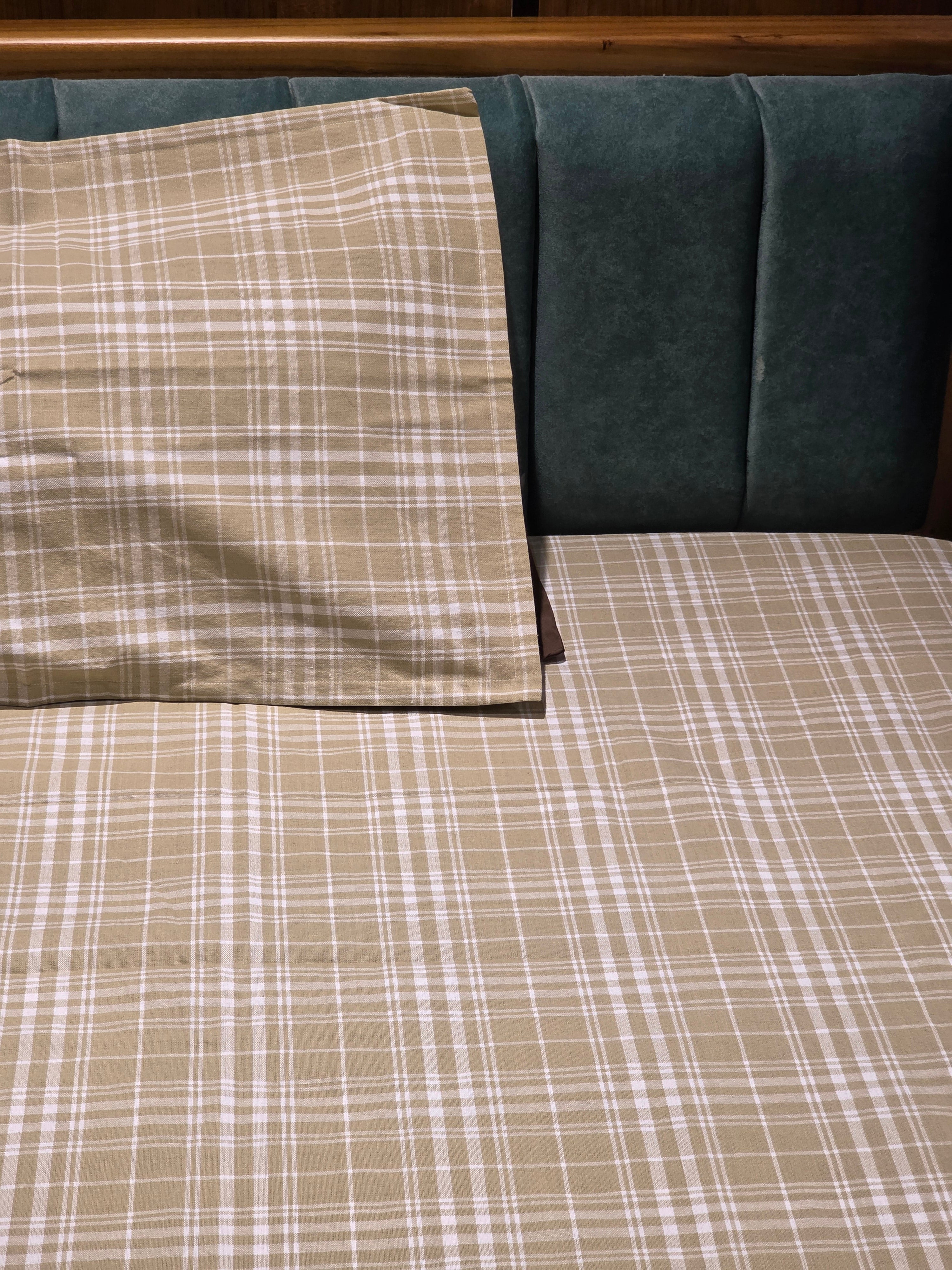 Pure Cotton Pastel Single Bedsheet Set