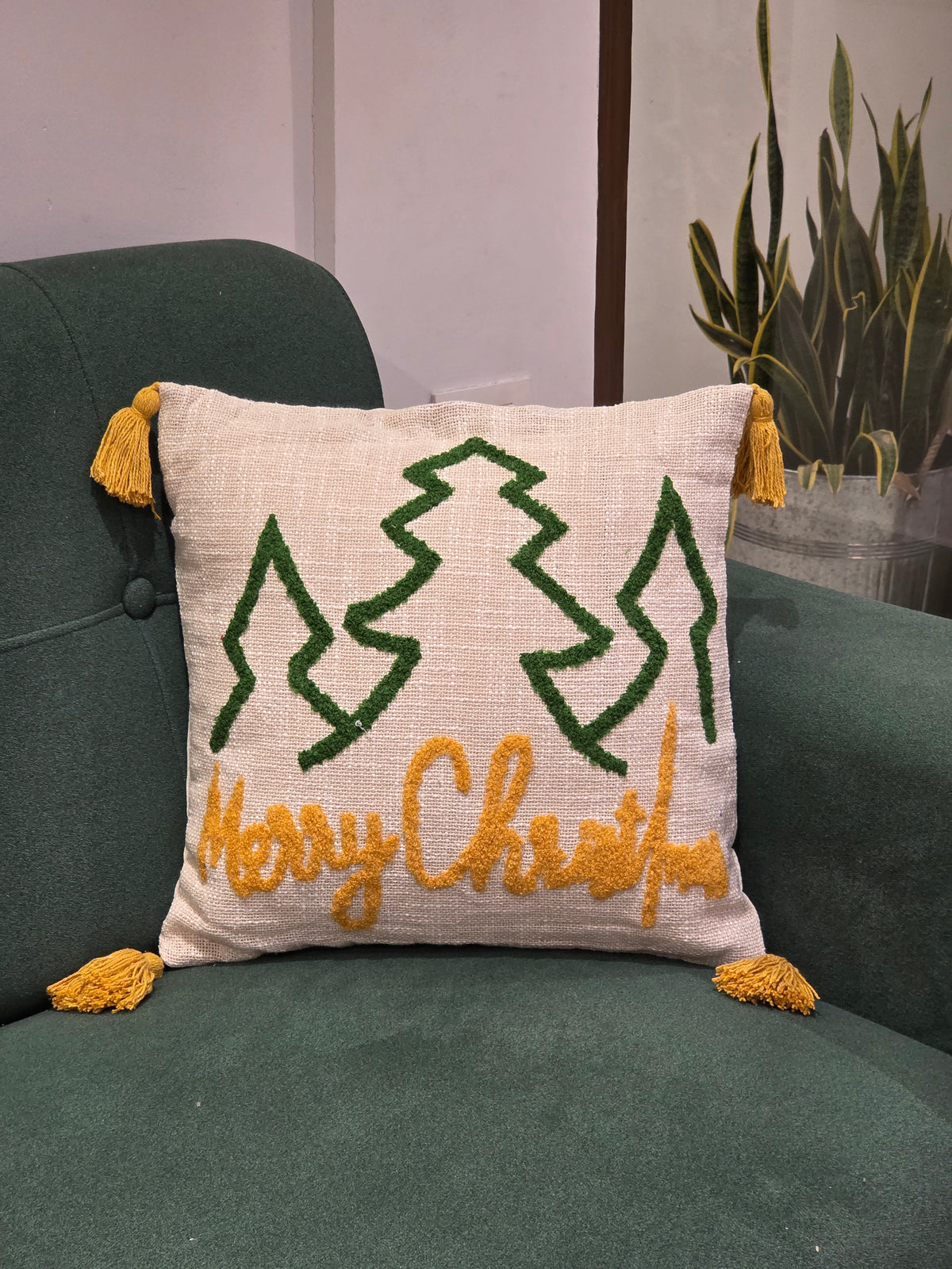XMAS THEME CUSHION COVER 16*16