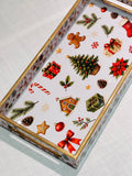 Xmas Wooden Tray(Size12*6)