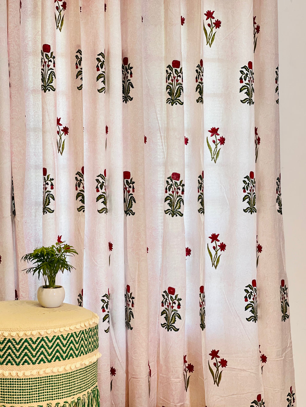 Hand Block Print Curtains – 7 FT