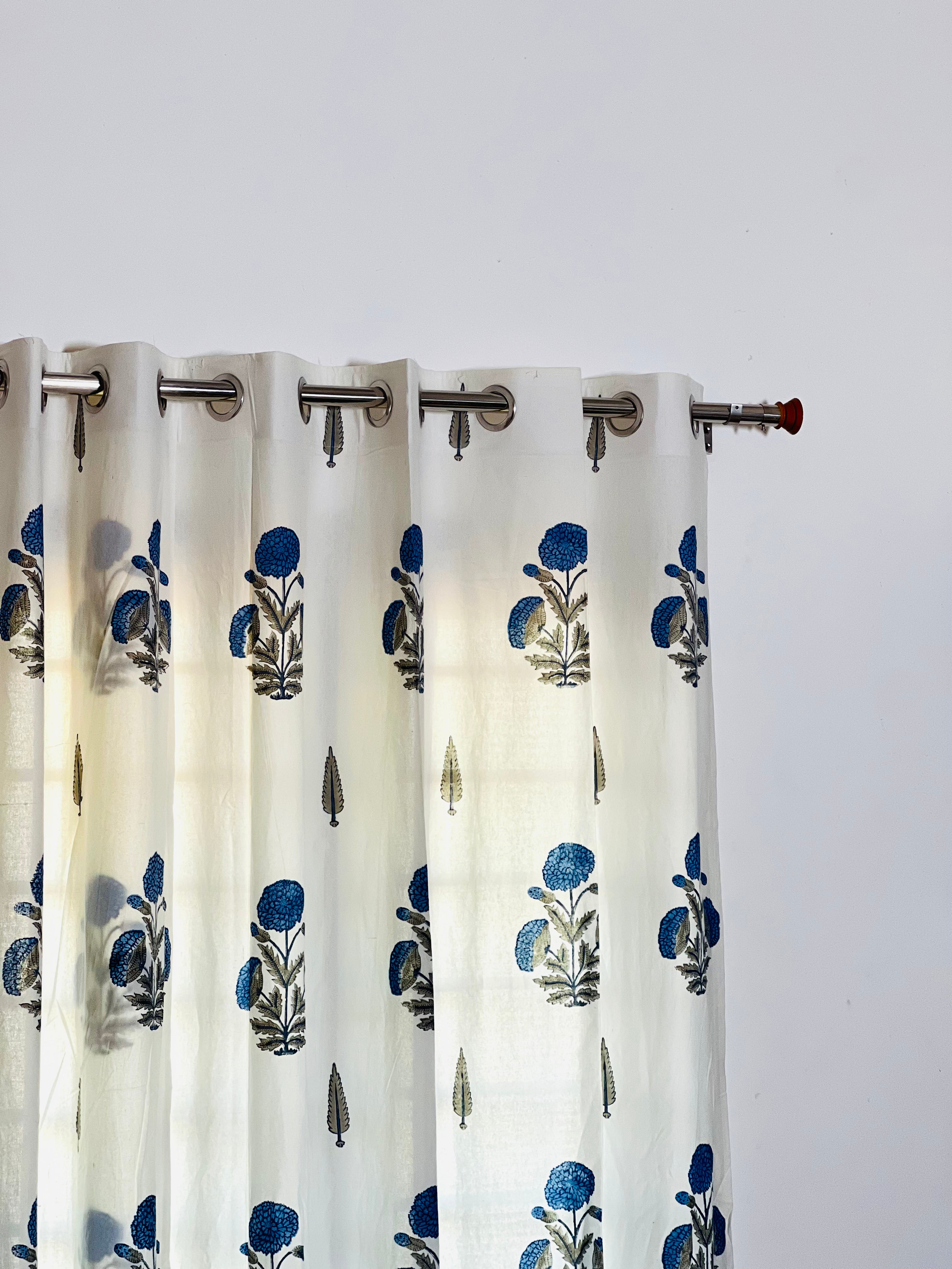 Hand Block Print Curtains – 7 FT