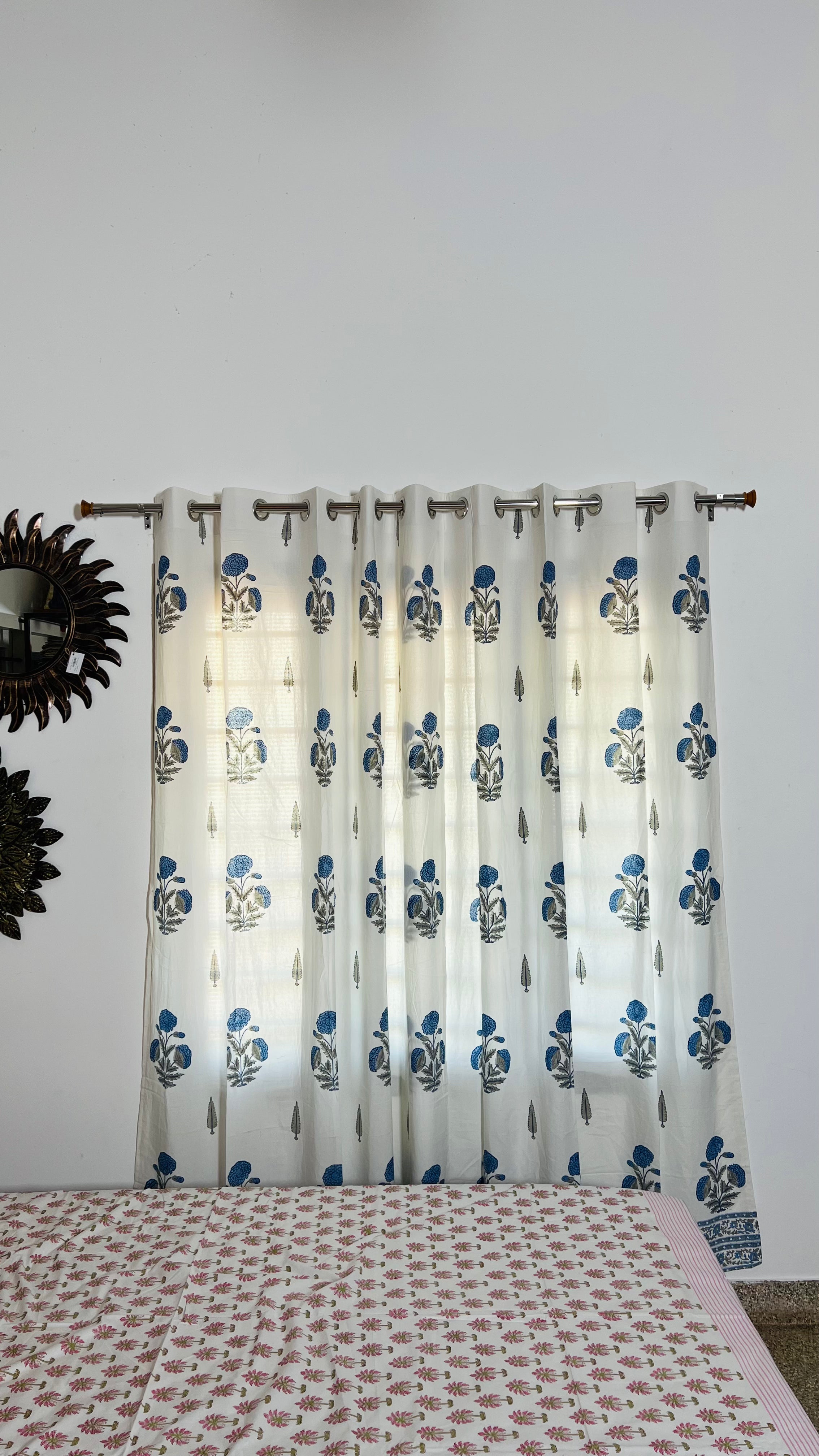 Hand Block Print Curtains – 7 FT