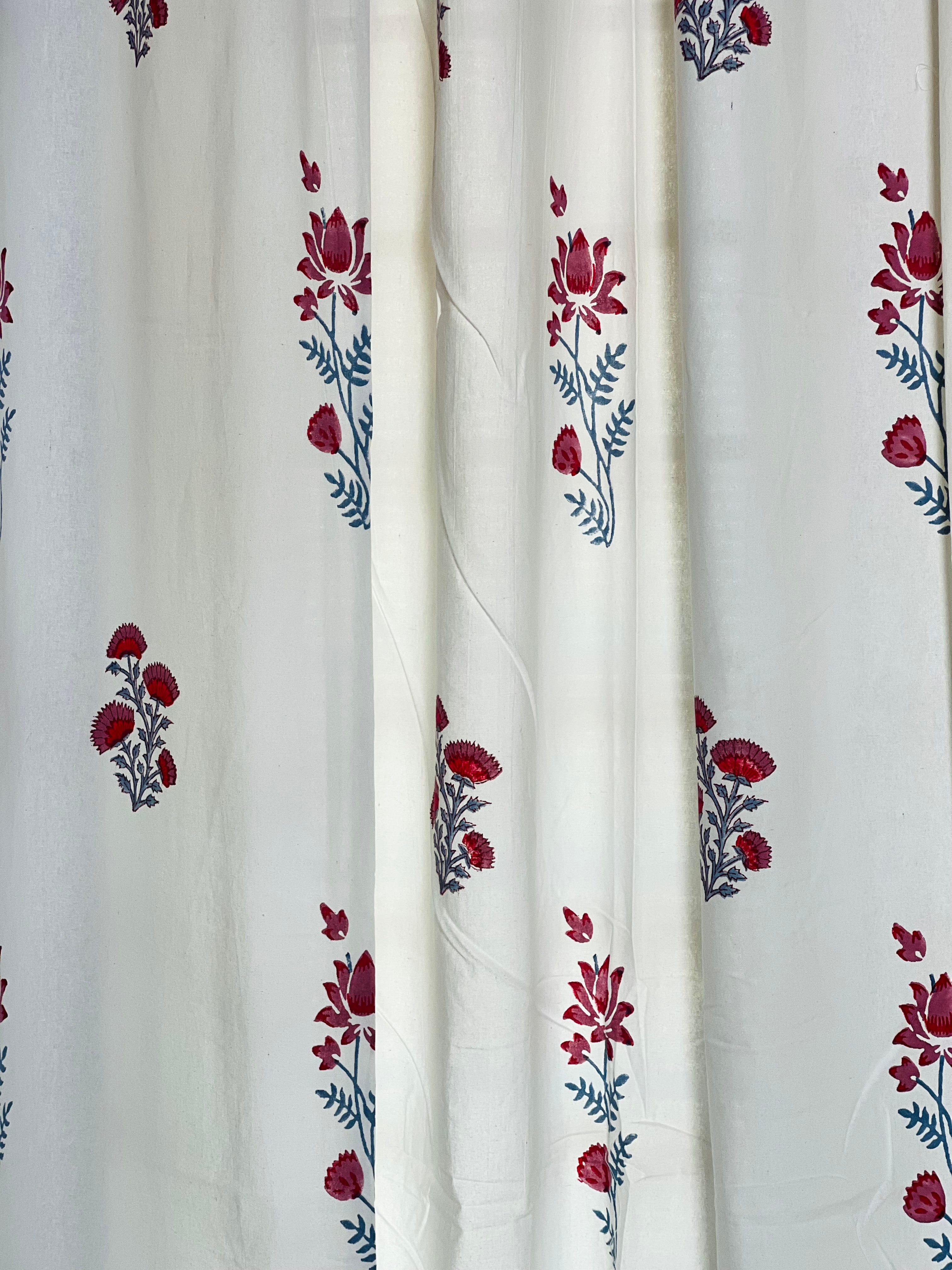 Hand Block Print Curtains – 7 FT