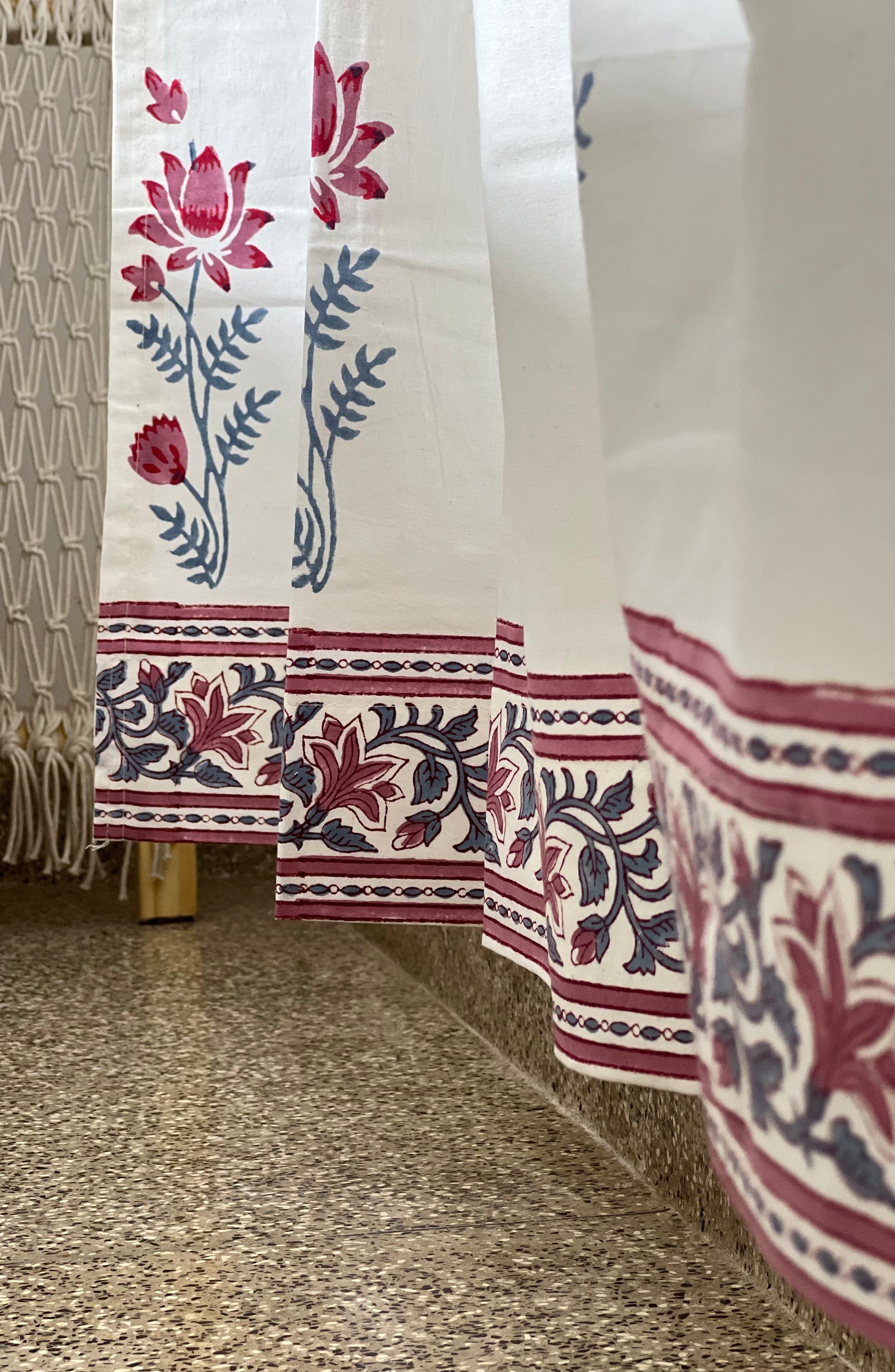 Hand Block Print Curtains – 7 FT