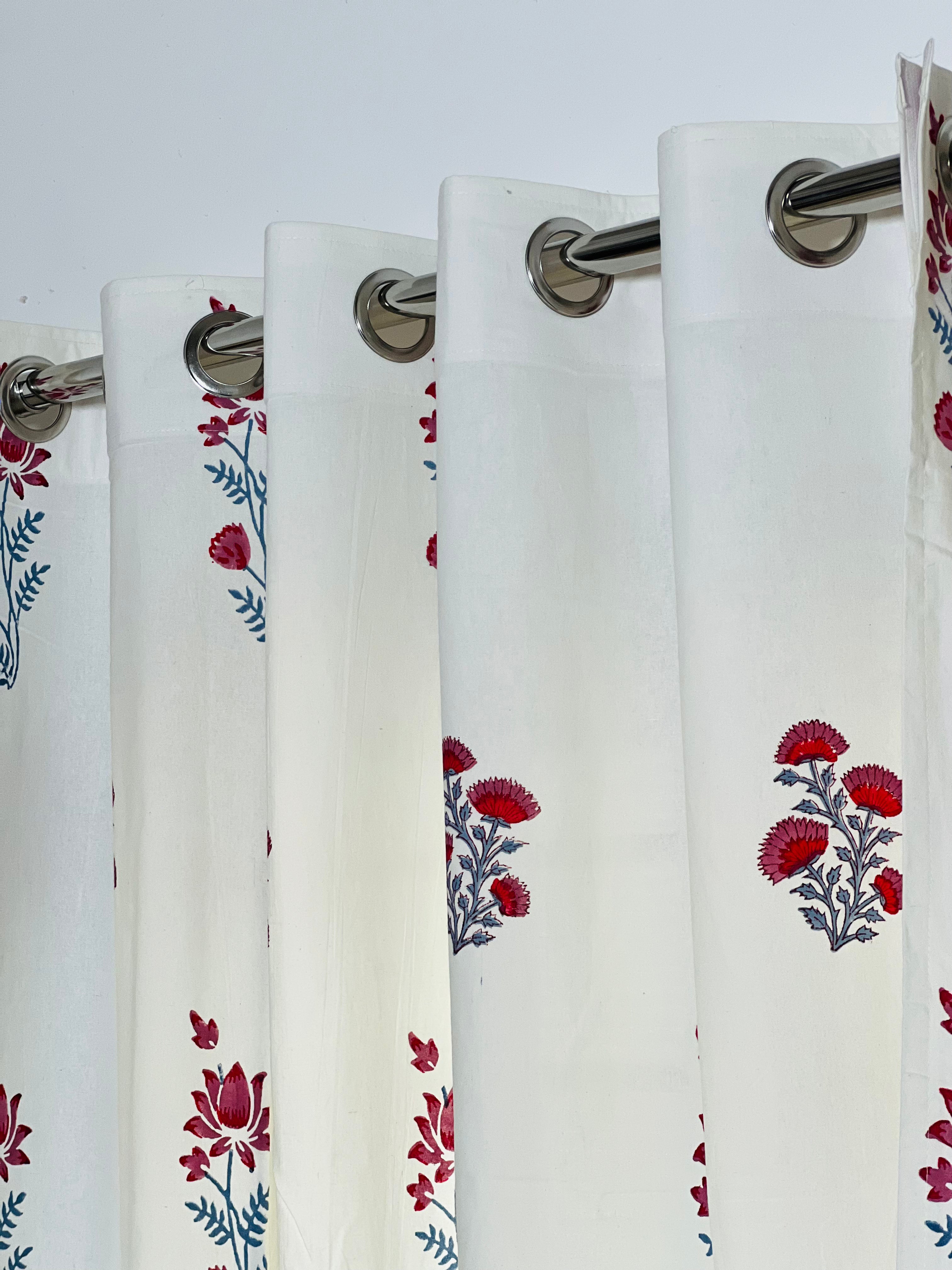 Hand Block Print Curtains – 7 FT