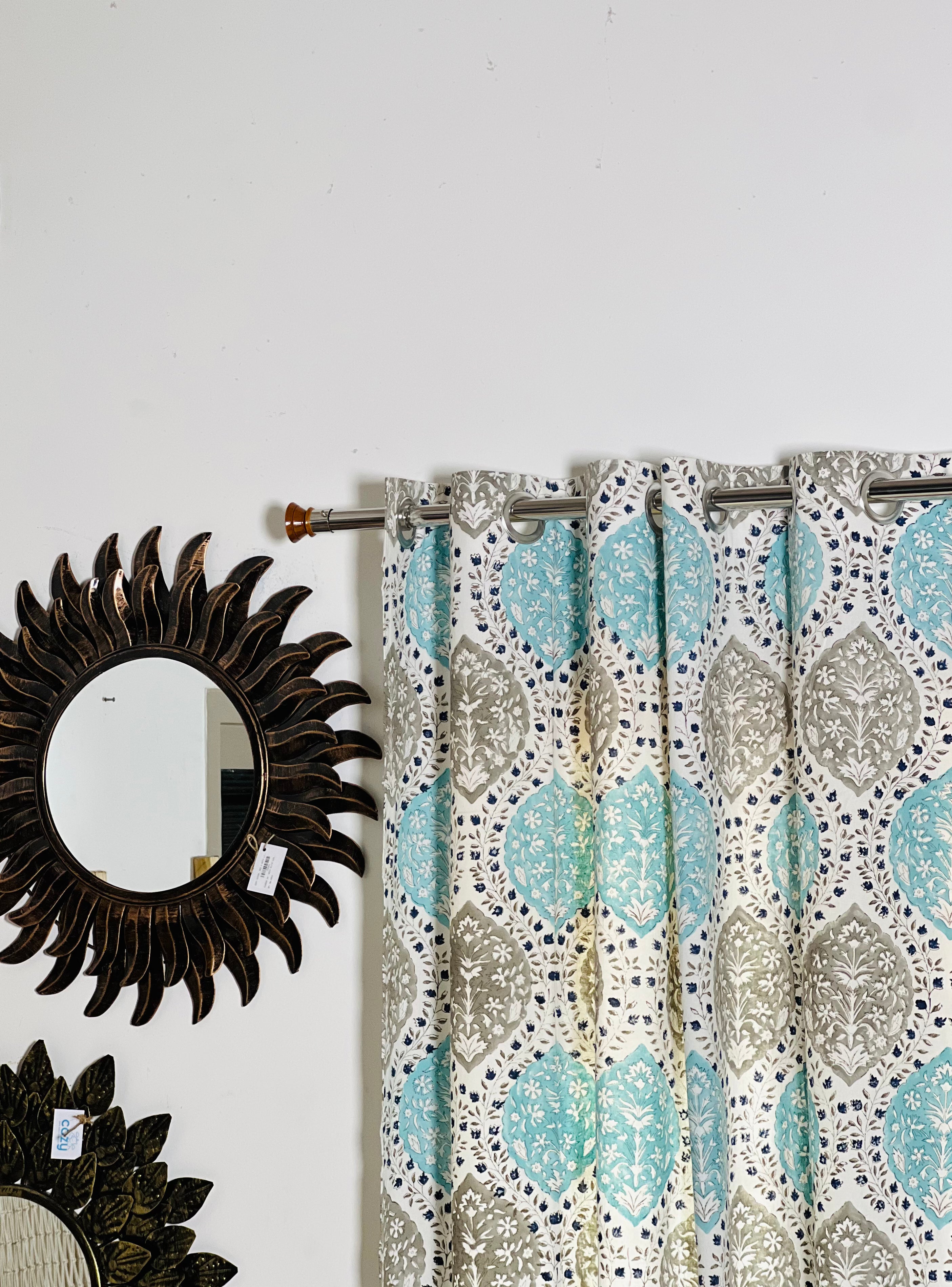 Hand Block Print Curtains – 7 FT