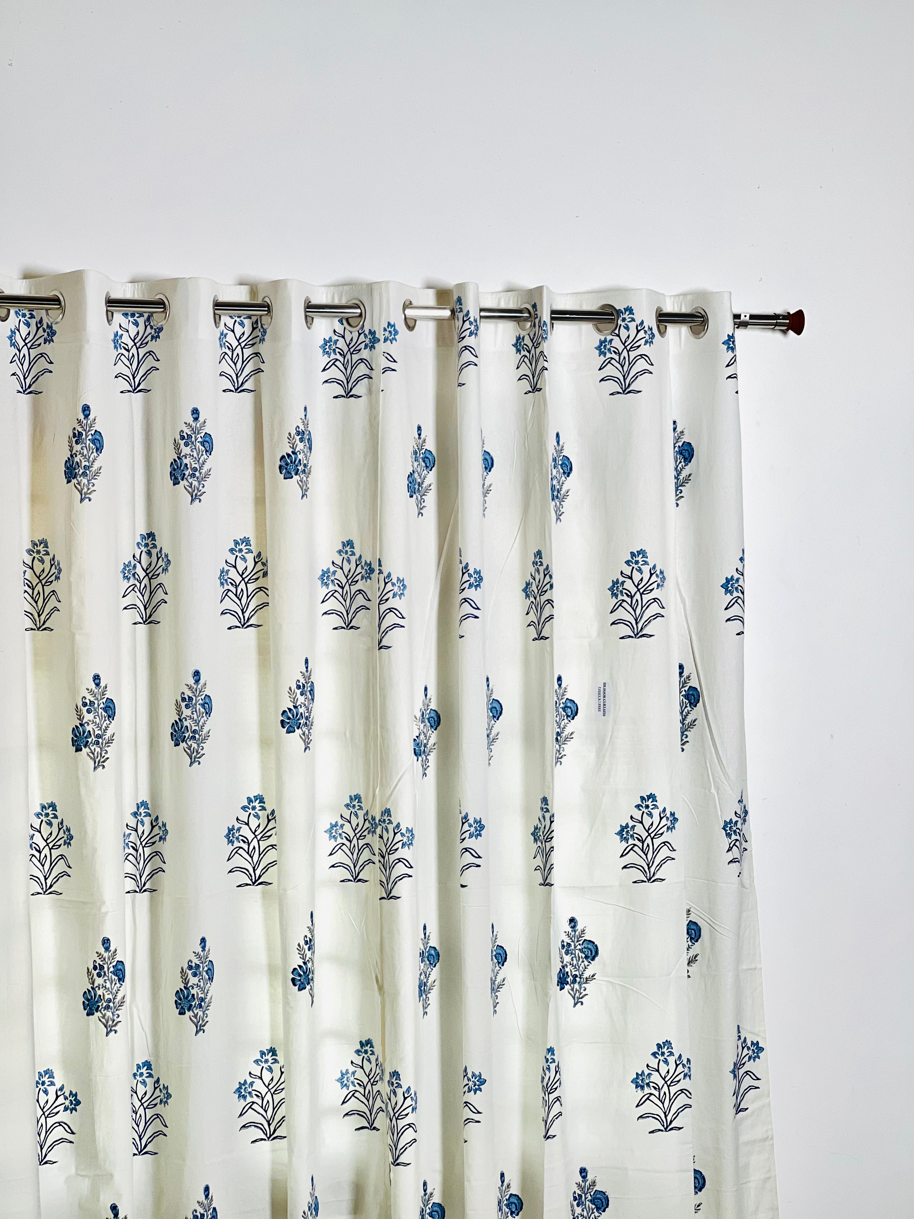 Hand Block Print Curtains – 7 FT