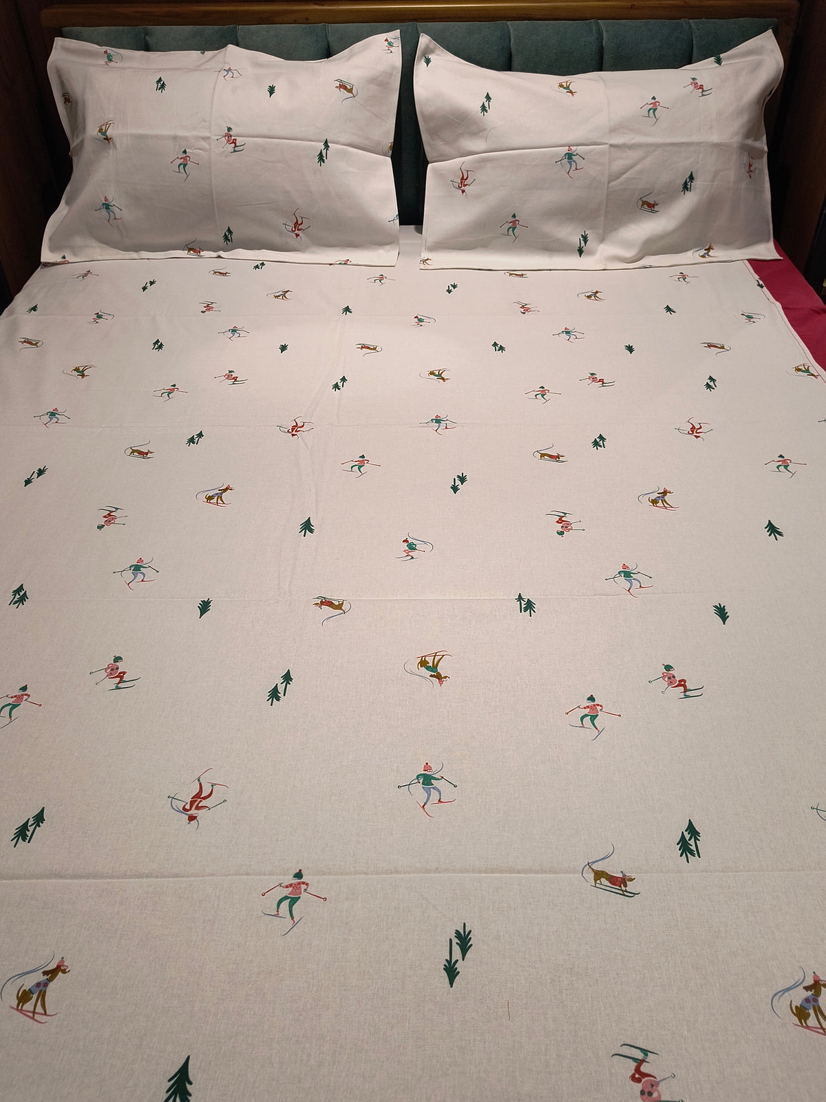 XMAS THEME KING SIZE BEDSHEETS