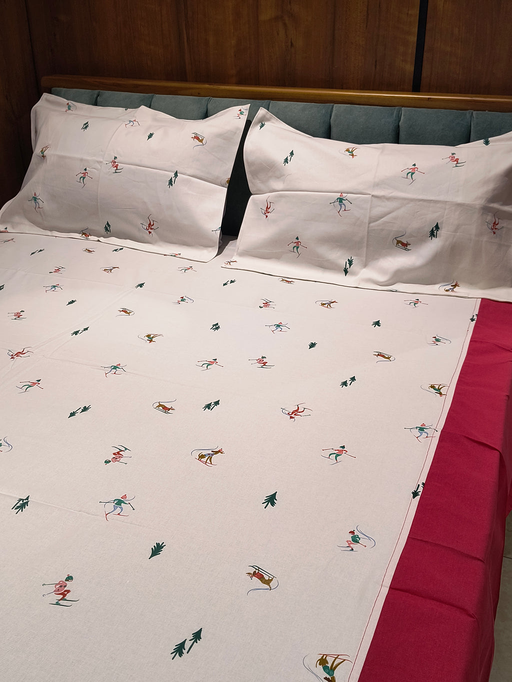 XMAS THEME KING SIZE BEDSHEETS