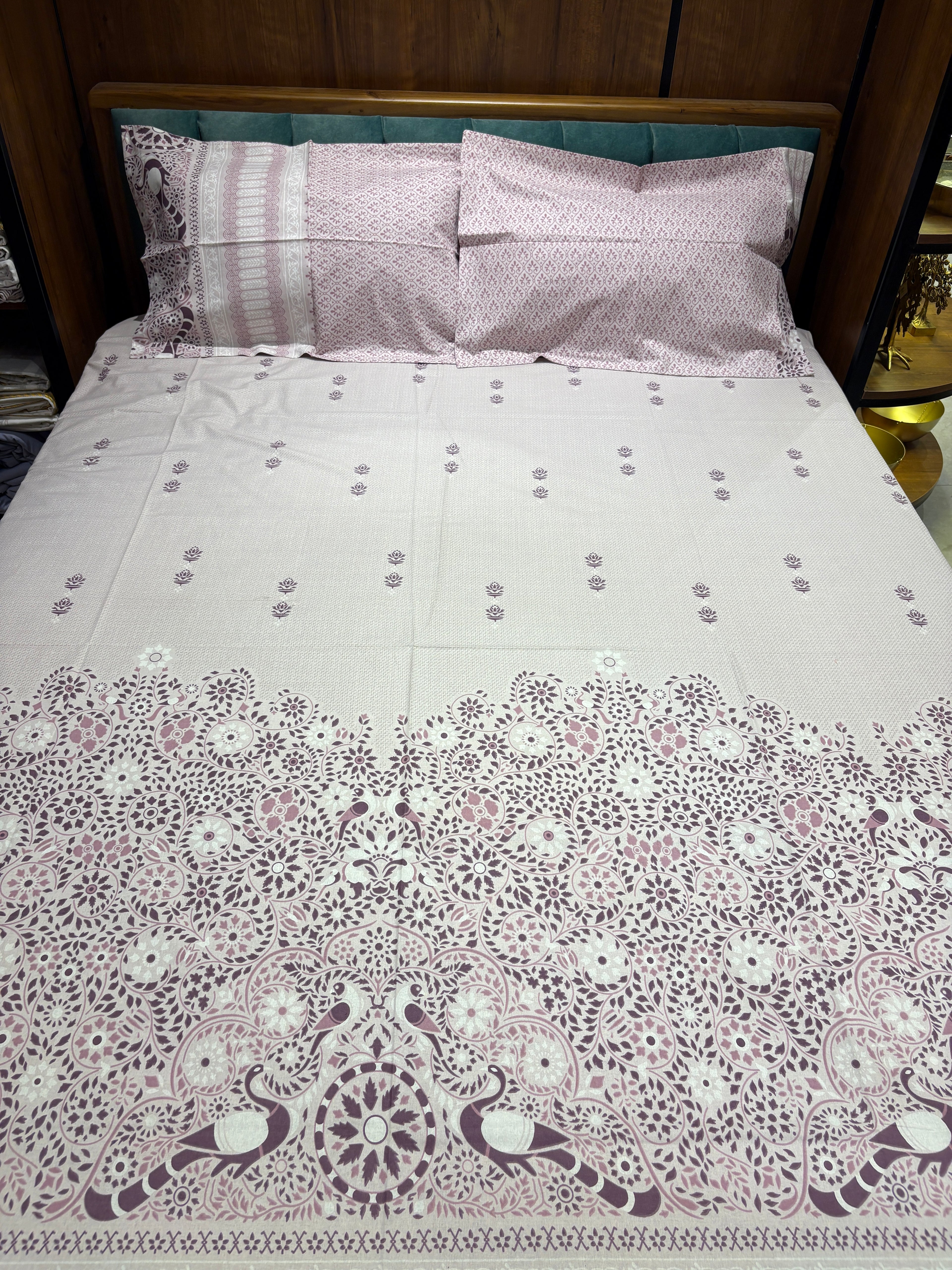 Cotton Double Bedsheet Set