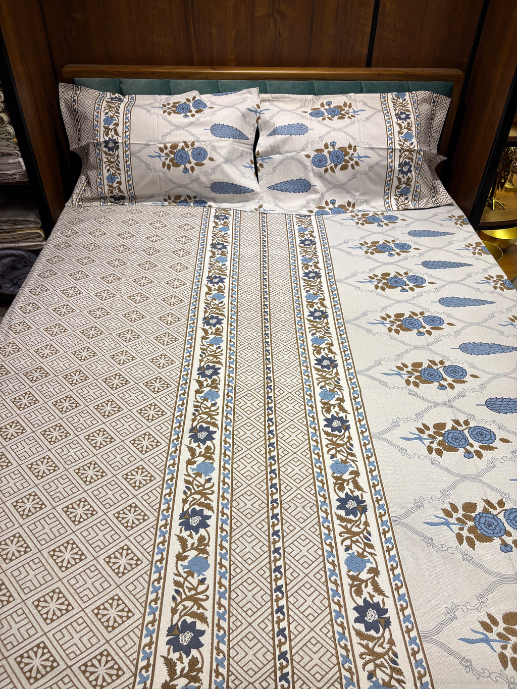 Cotton Double Bedsheet Set