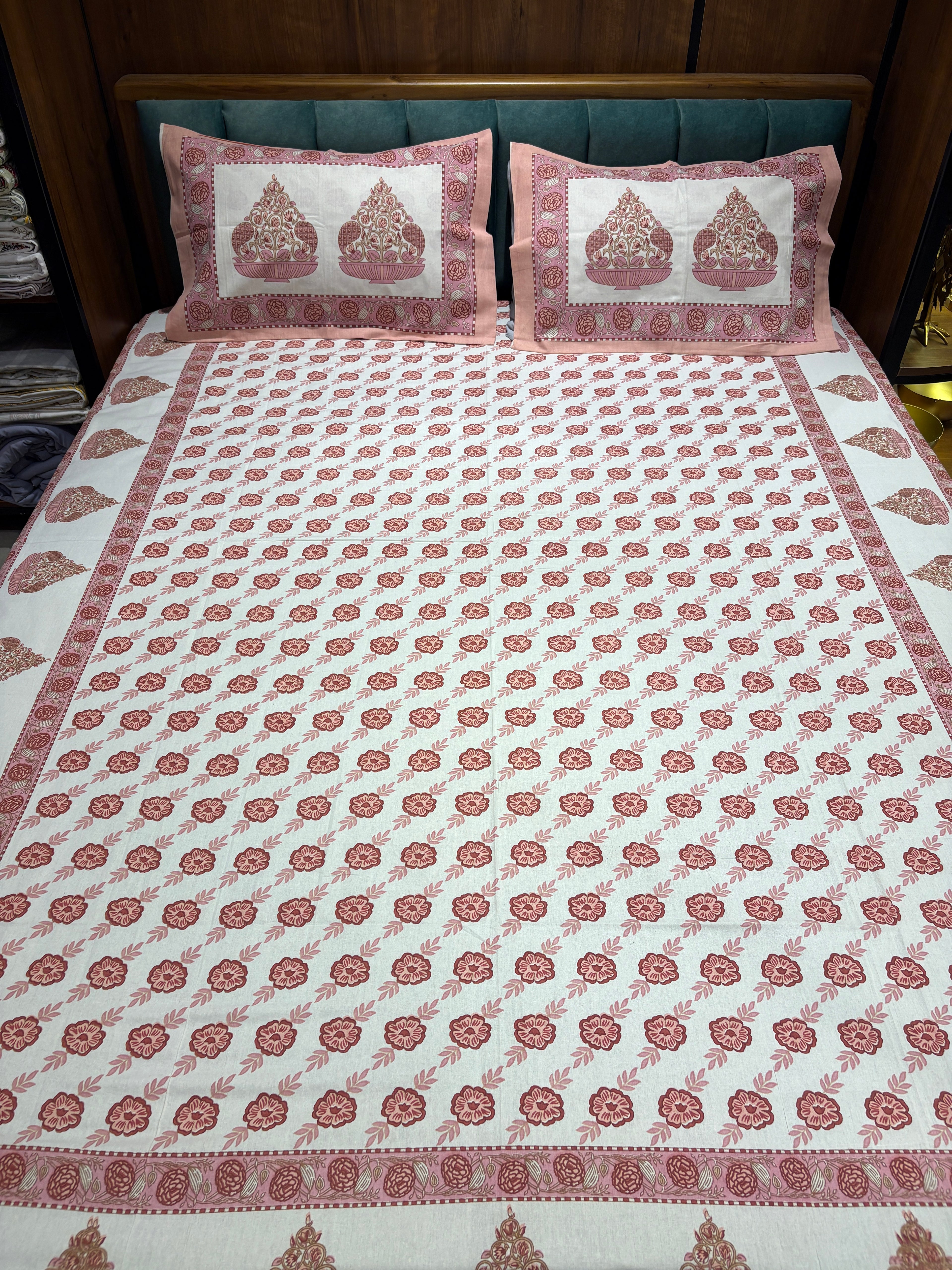 Cotton Double Bedsheet Set