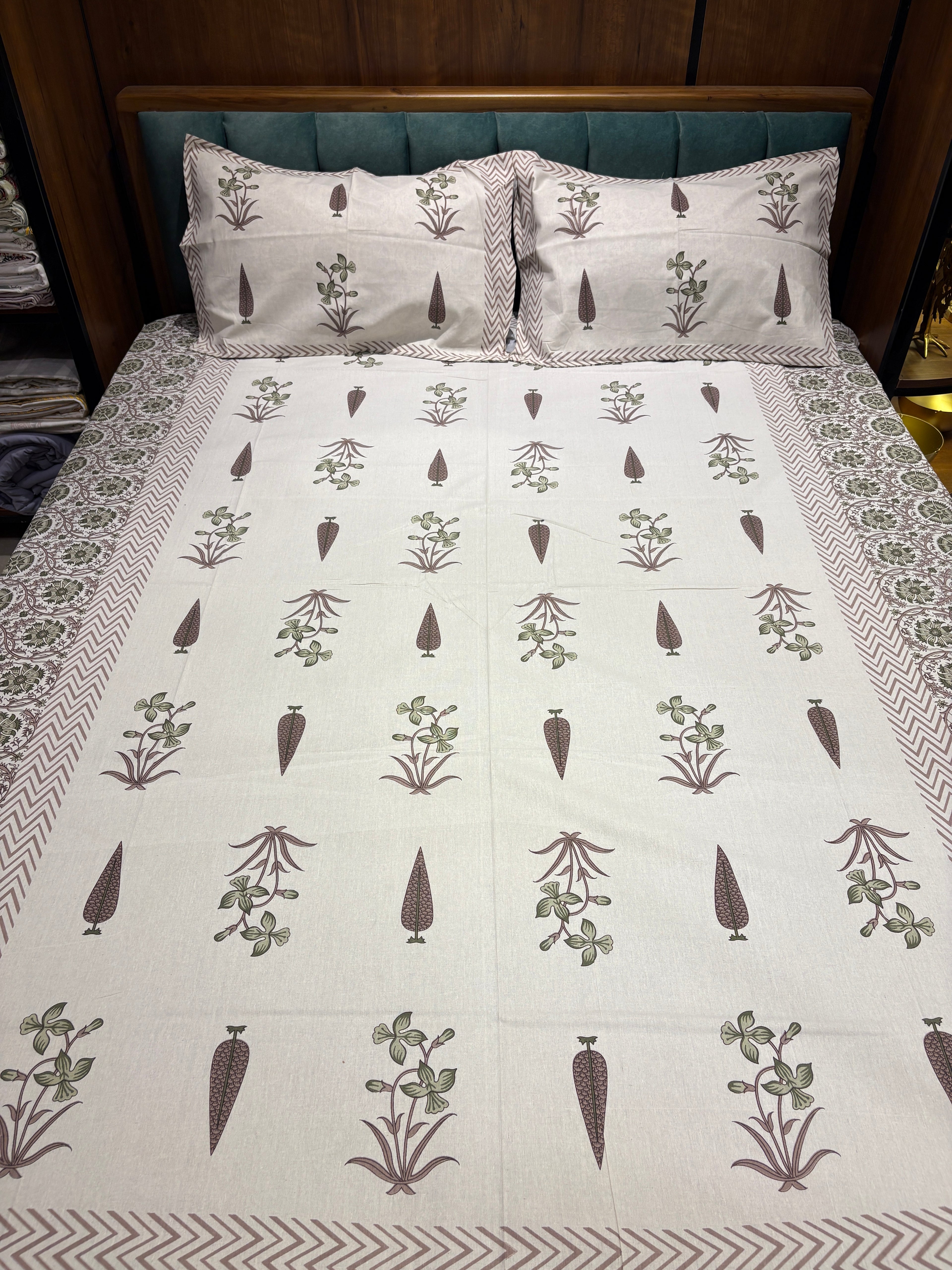 Cotton Double Bedsheet Set