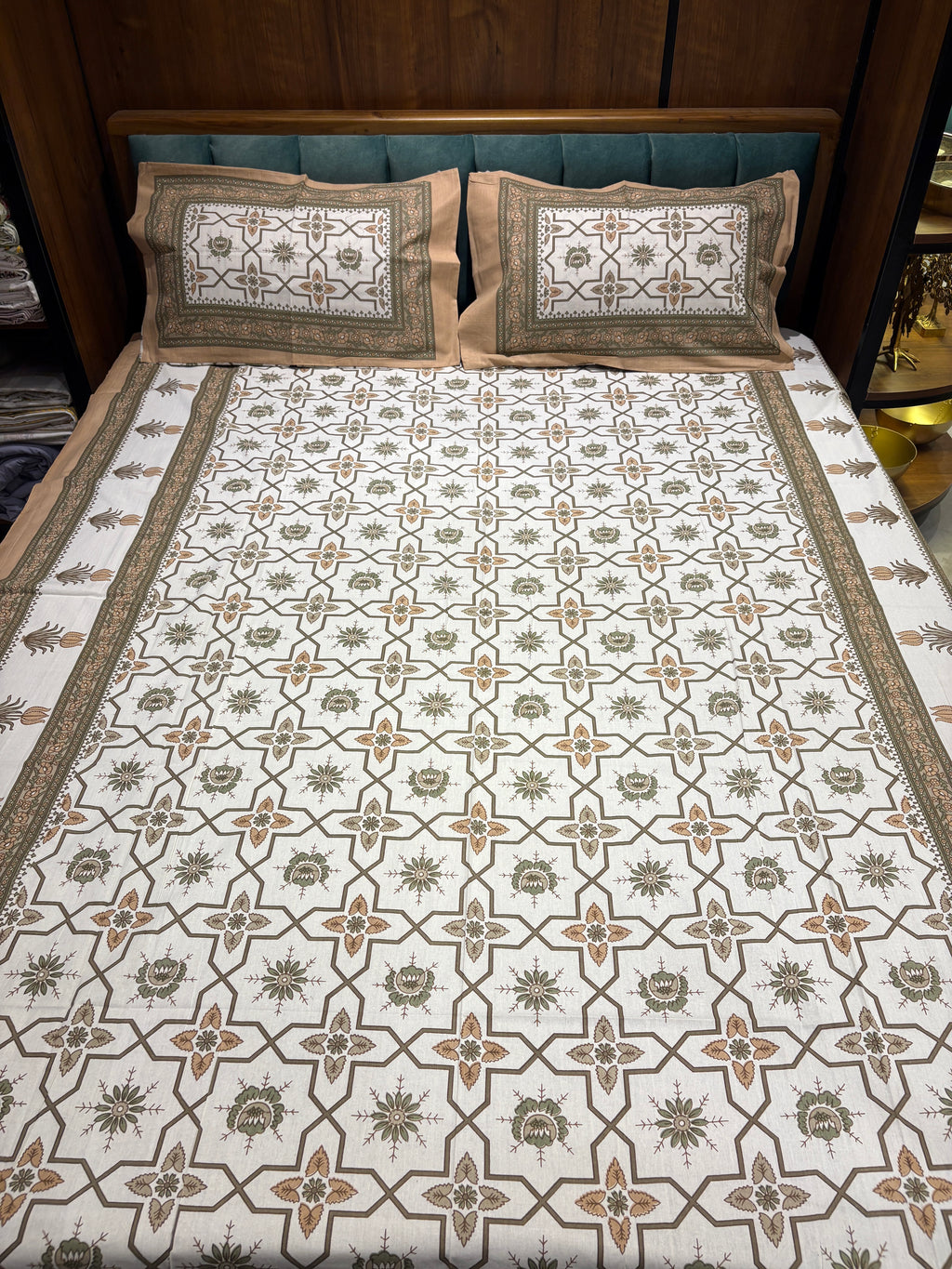 Cotton Double Bedsheet Set