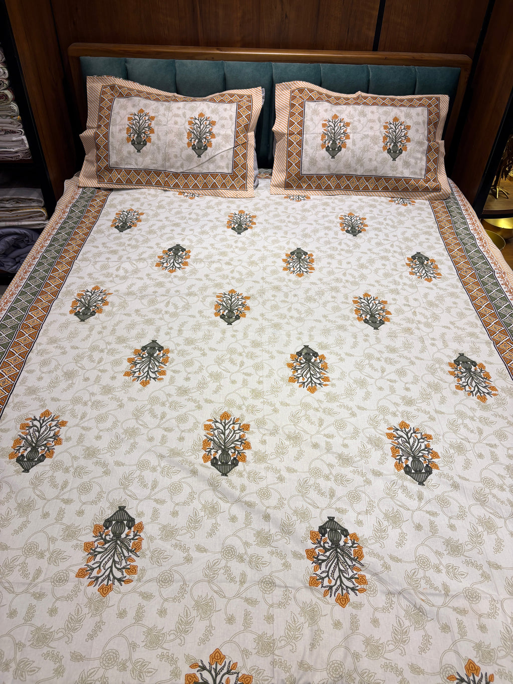 Cotton Double Bedsheet Set