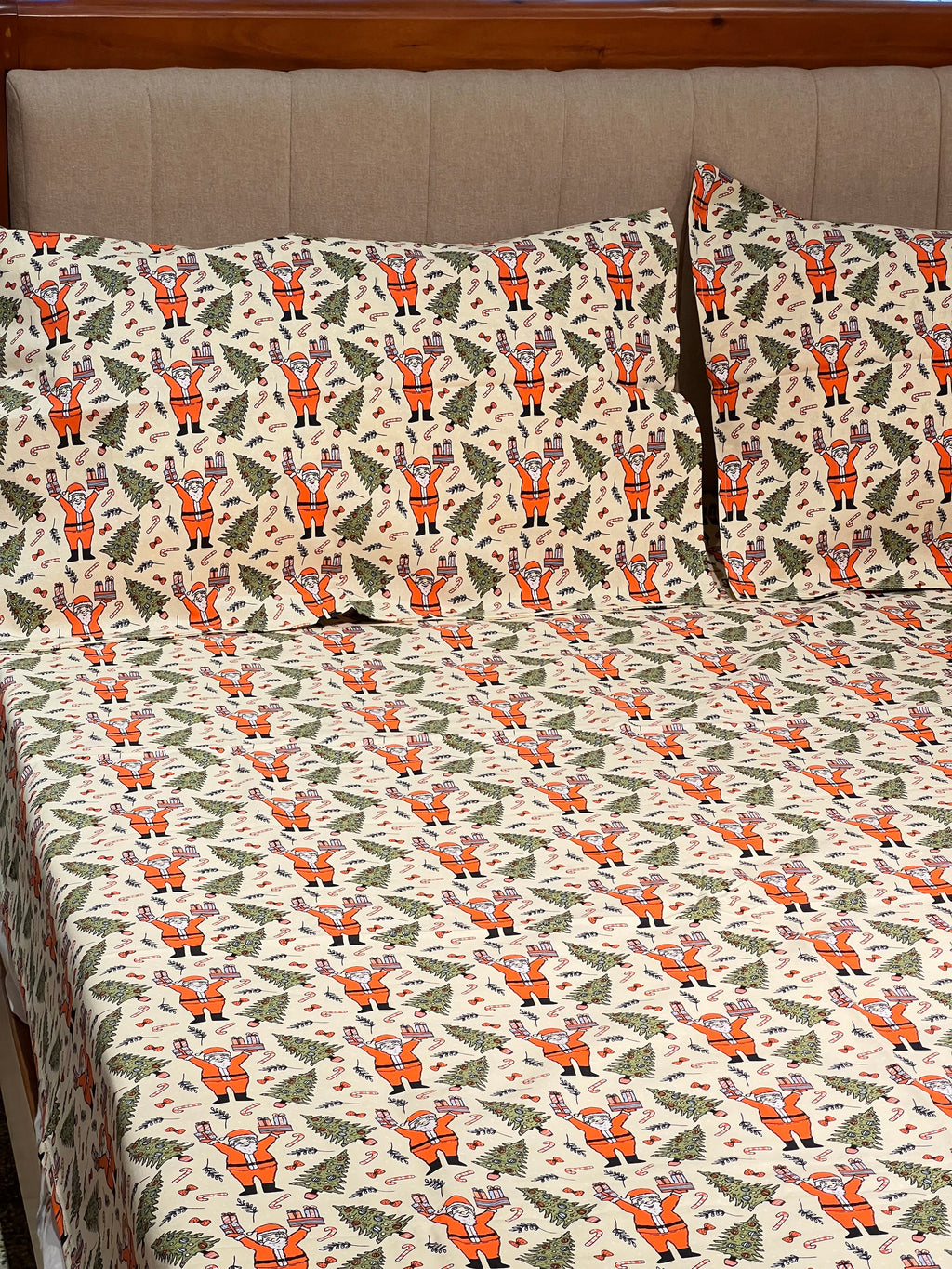Xmas Theme Single Bedsheets