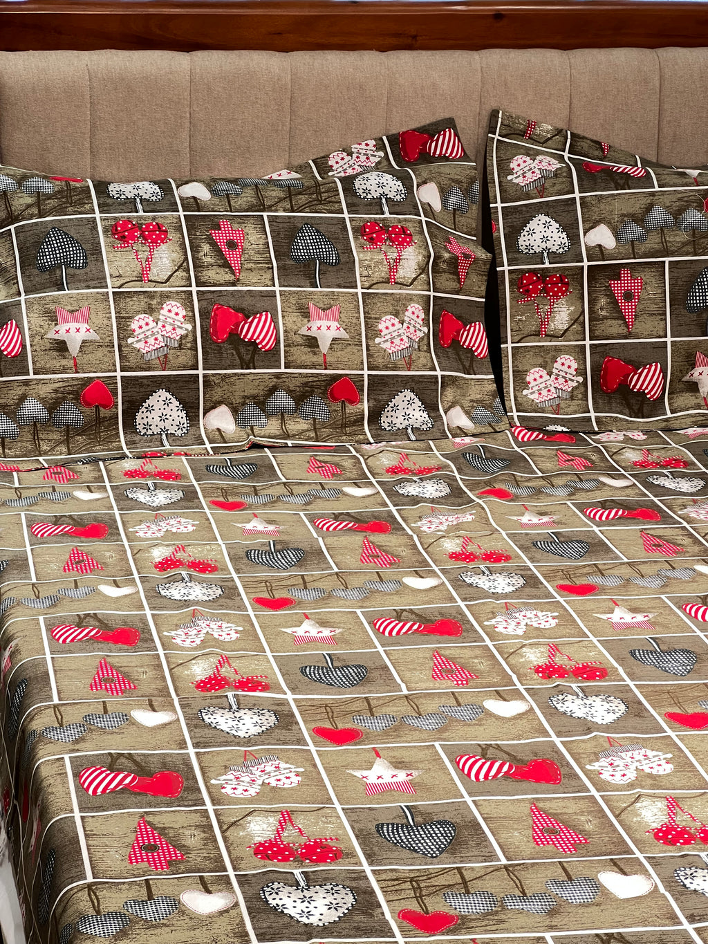 Xmas Theme Single Bedsheets