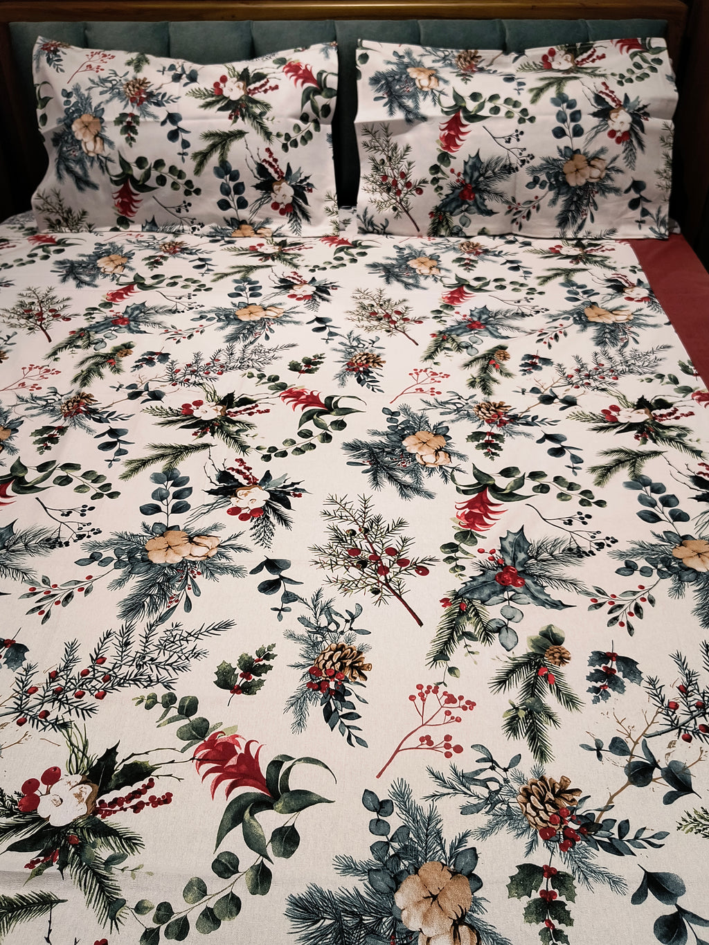 Xmas Theme King Size bedsheets