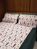 Xmas Theme King Size Bedsheets