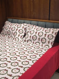Xmas Theme King Size Bedsheets