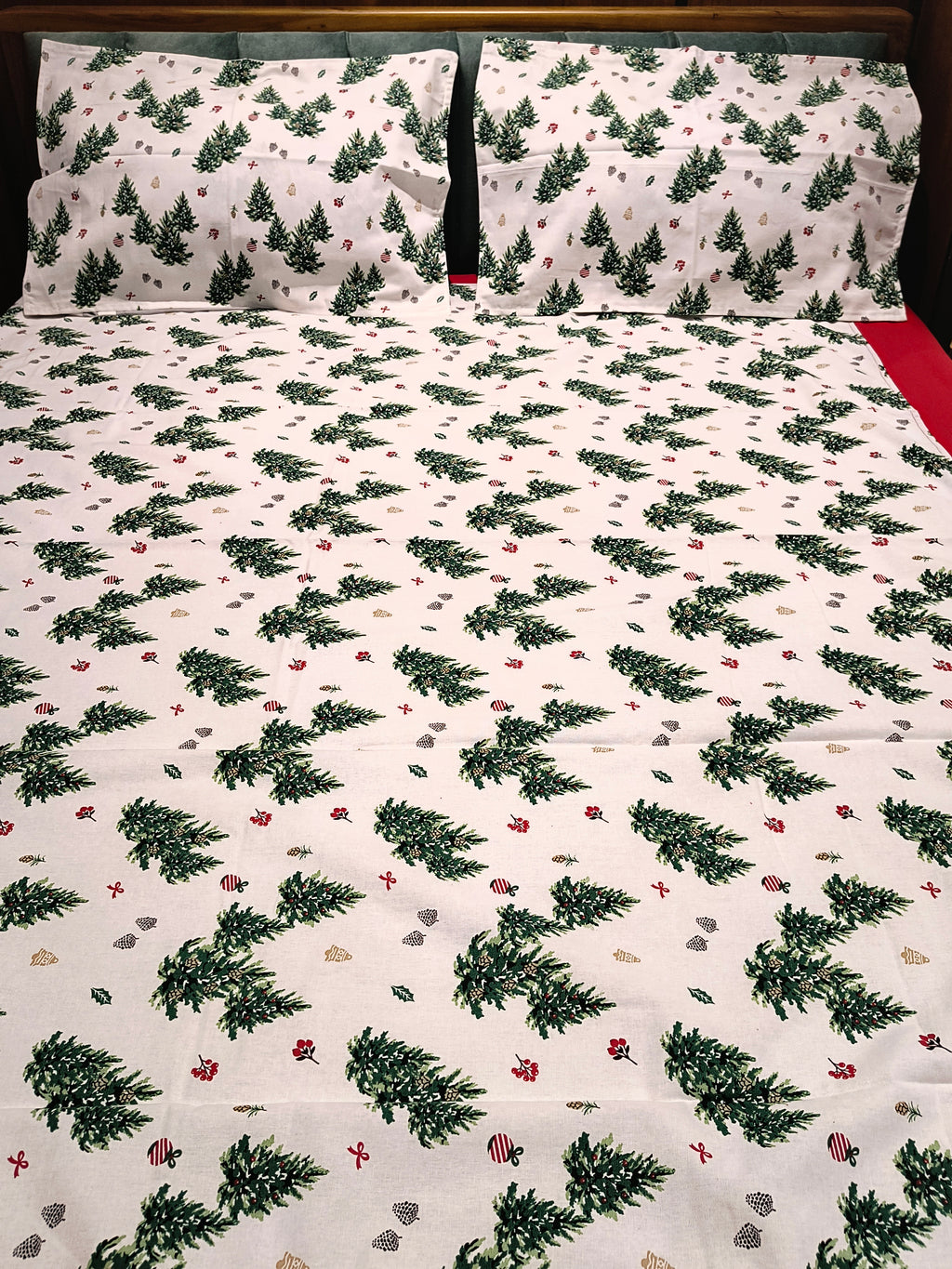 Xmas Theme King Size  Bedsheets