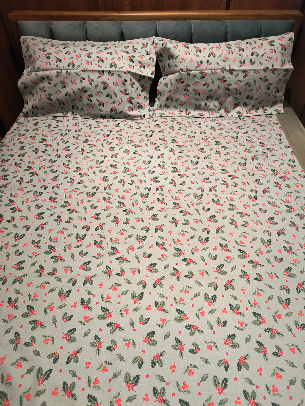 Xmas Theme King Size Bedsheets
