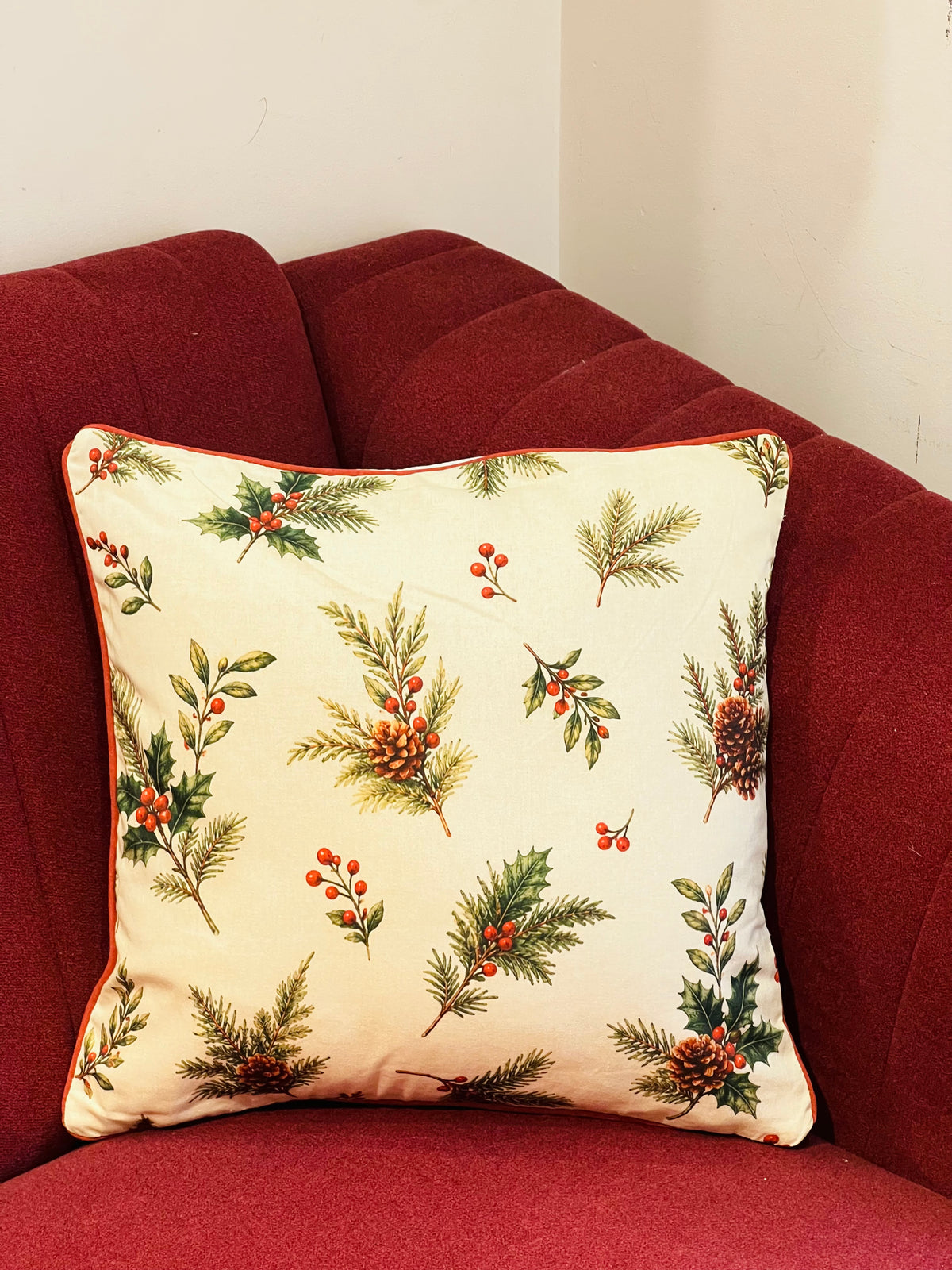 Xmas Theme Cushion Cover 16*16