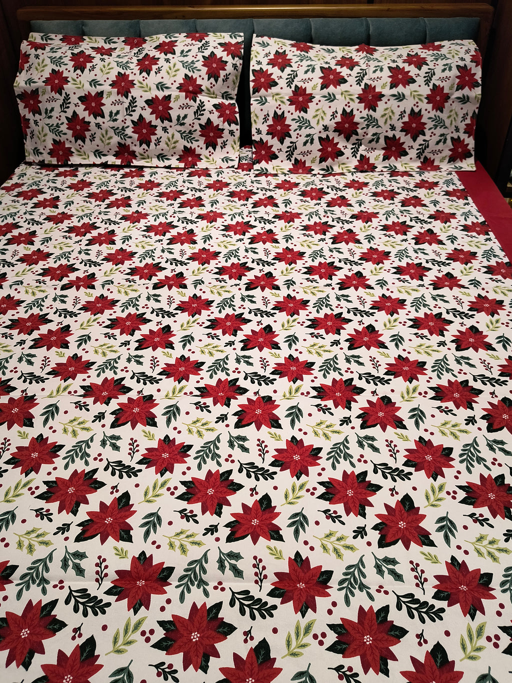XMAS THEME KING SIZE BEDSHEETS