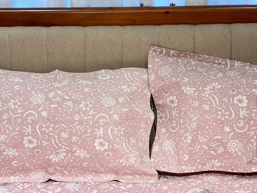 Block Print King Size Bedsheet
