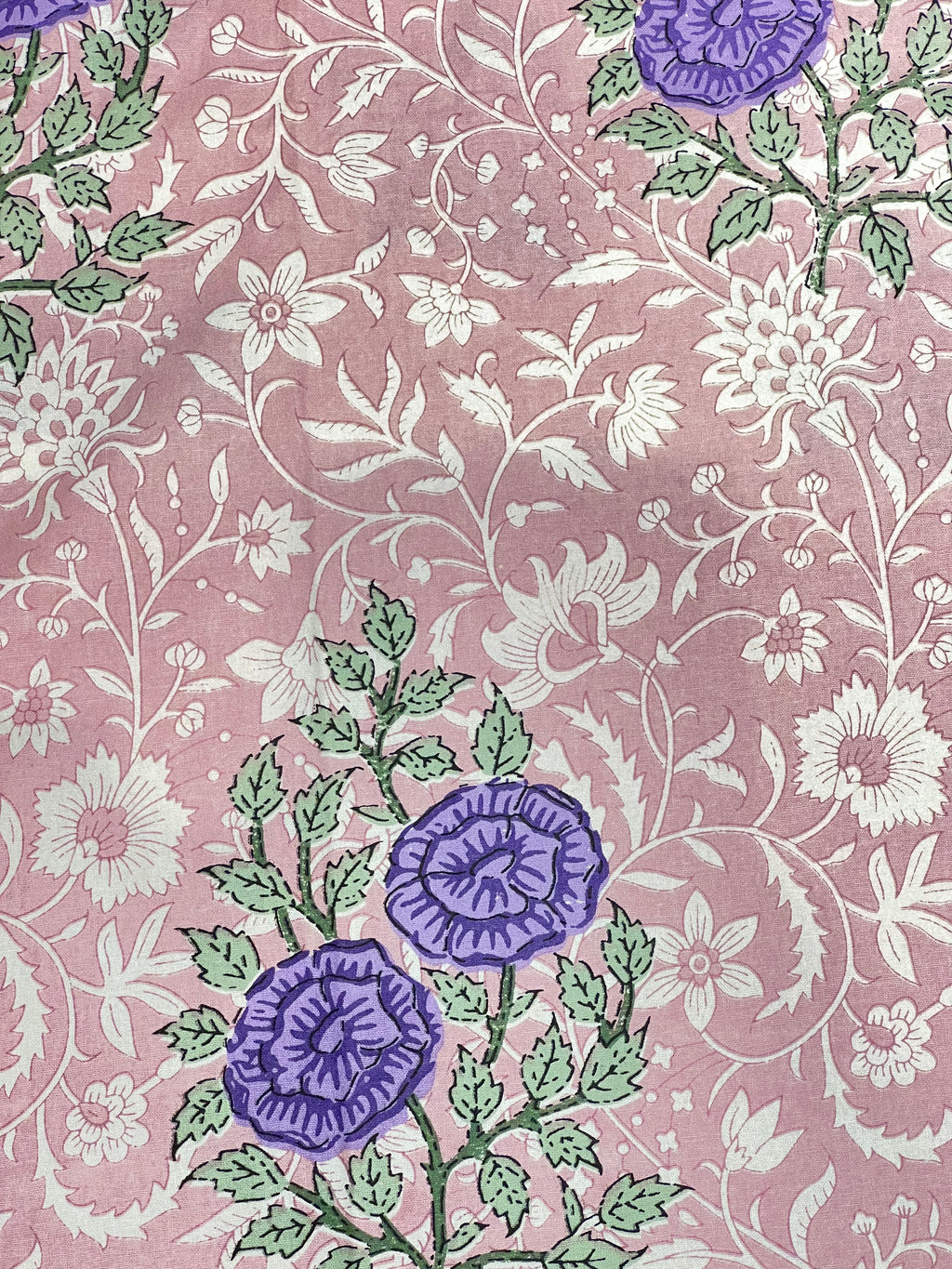 Block Print King Size Bedsheet