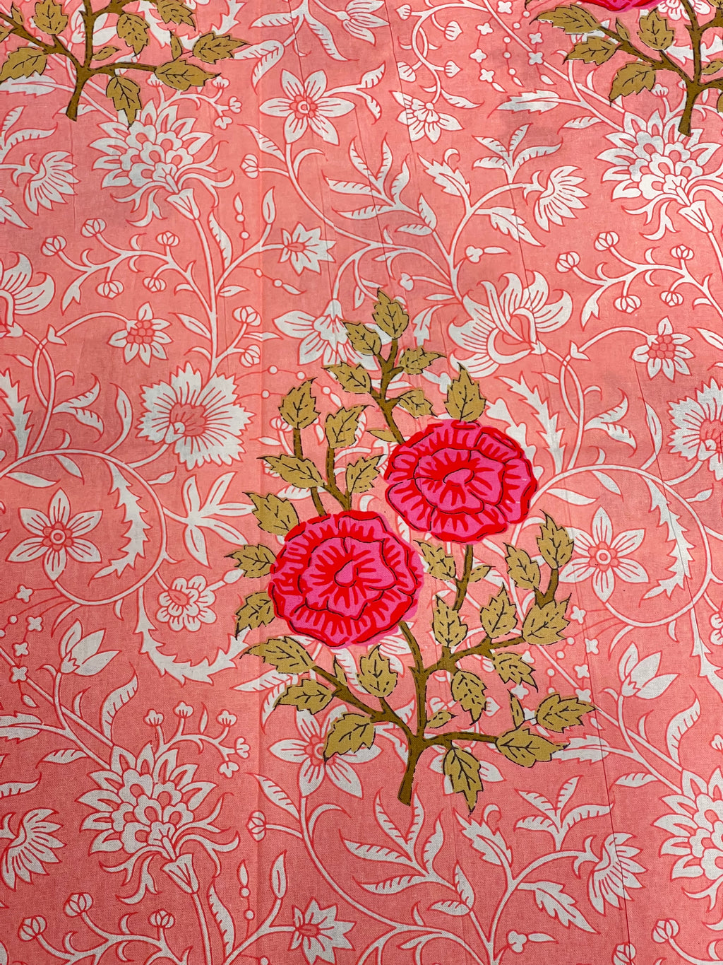 Block Print King Size Bedsheet