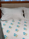 Block Print King Size Bedsheet