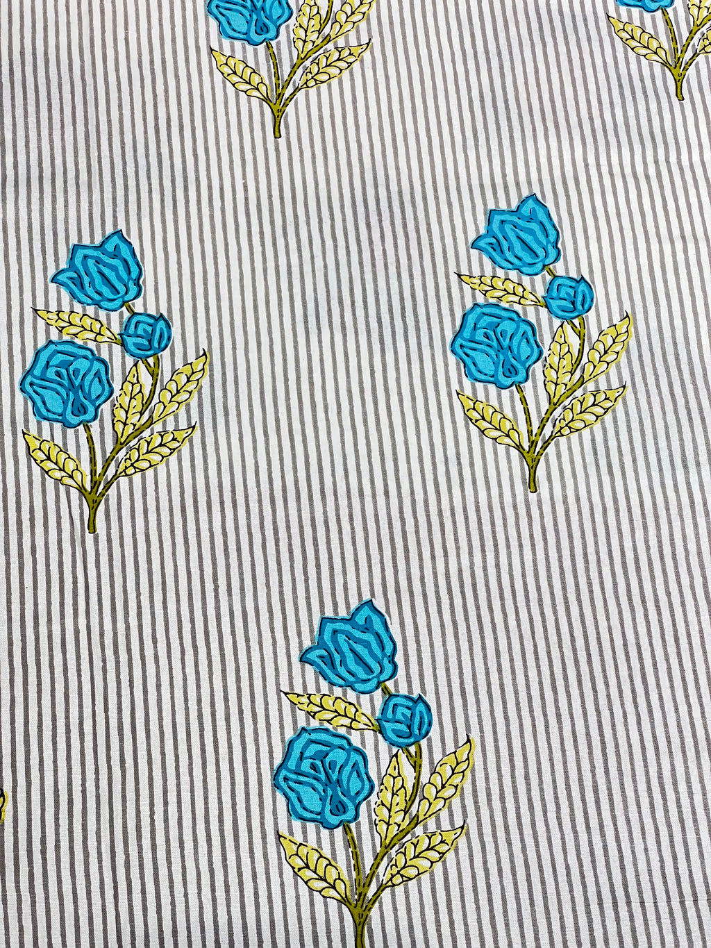 Block Print King Size Bedsheet
