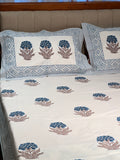 Block Print King Size Bedsheet
