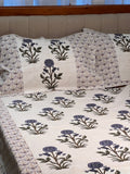 Block Print King Size Bedsheet