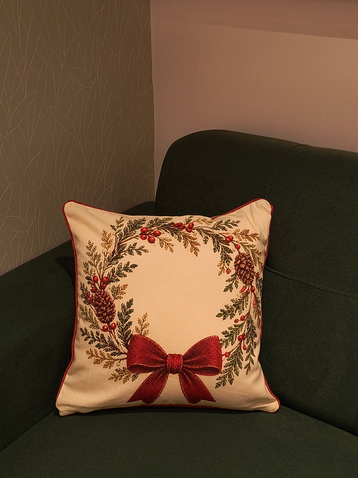 Xmas Theme Cushion Cover