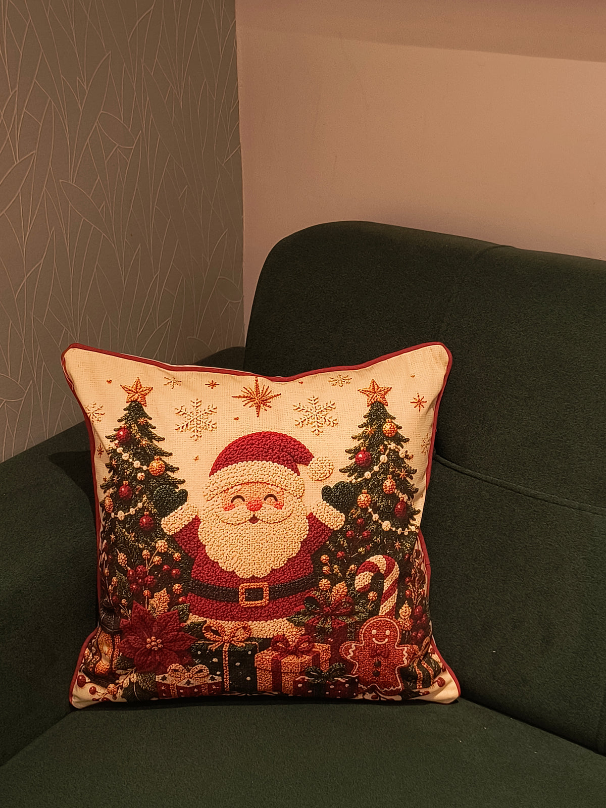Xmas Theme Cushion Cover