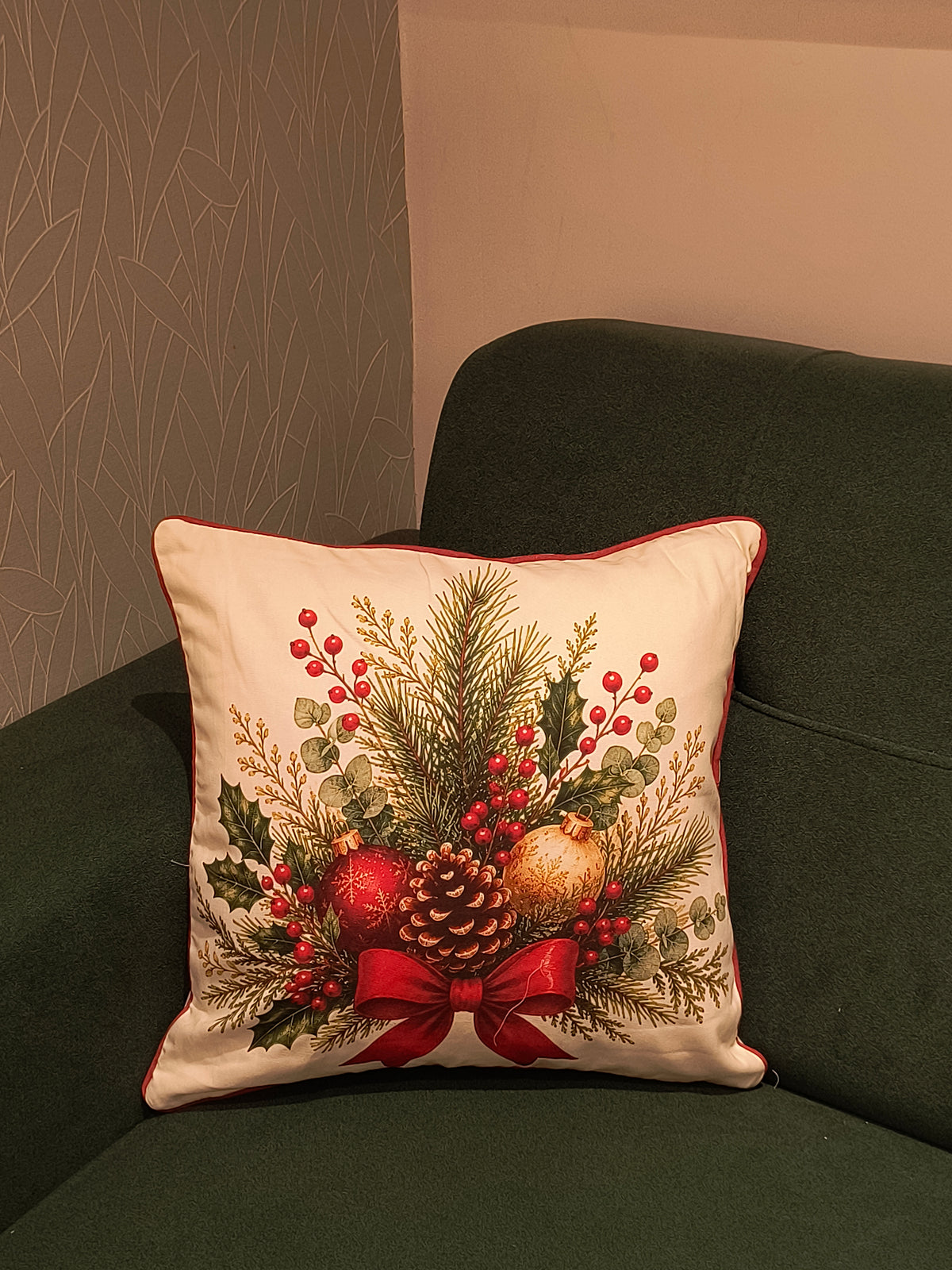 Xmas Theme Cushion Cover