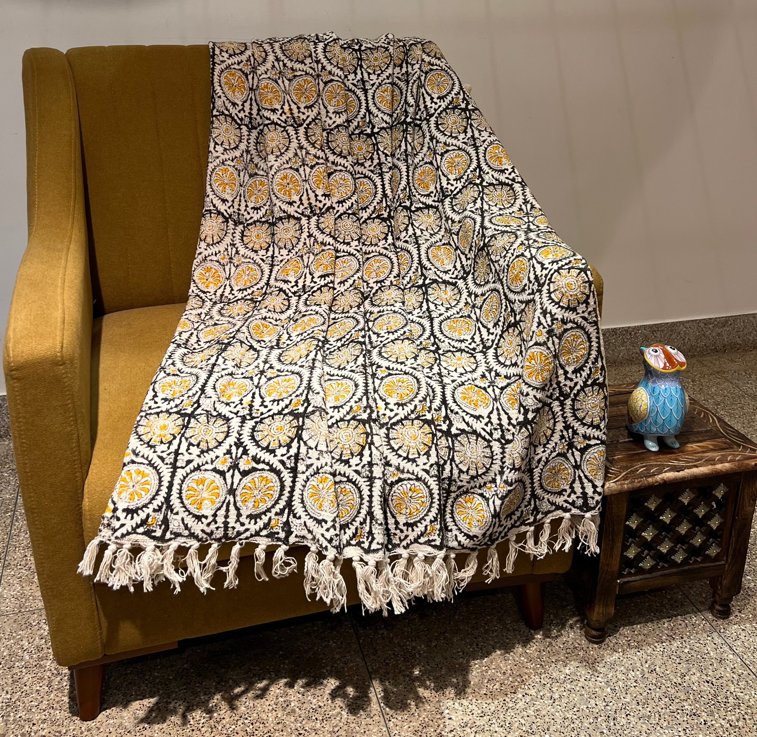 Printed Sofa Throw