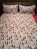 XMAS THEME KING SIZE BEDSHEETS