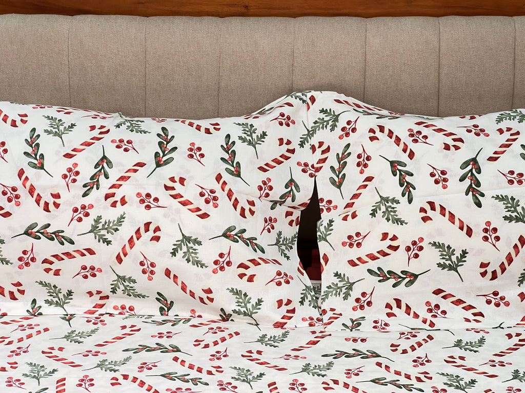 XMAS THEME KING SIZE BEDSHEETS