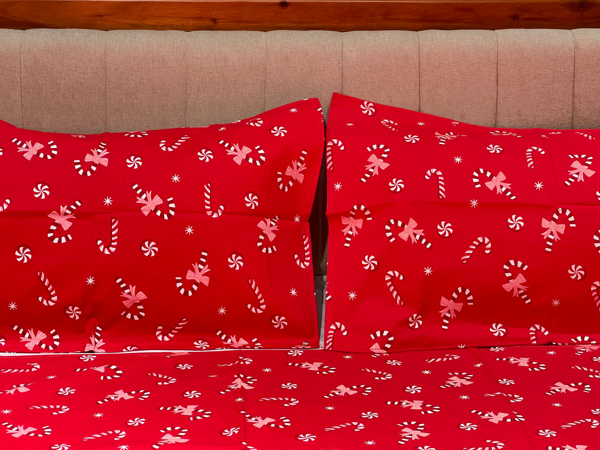 XMAS THEME KING SIZE BEDSHEETS