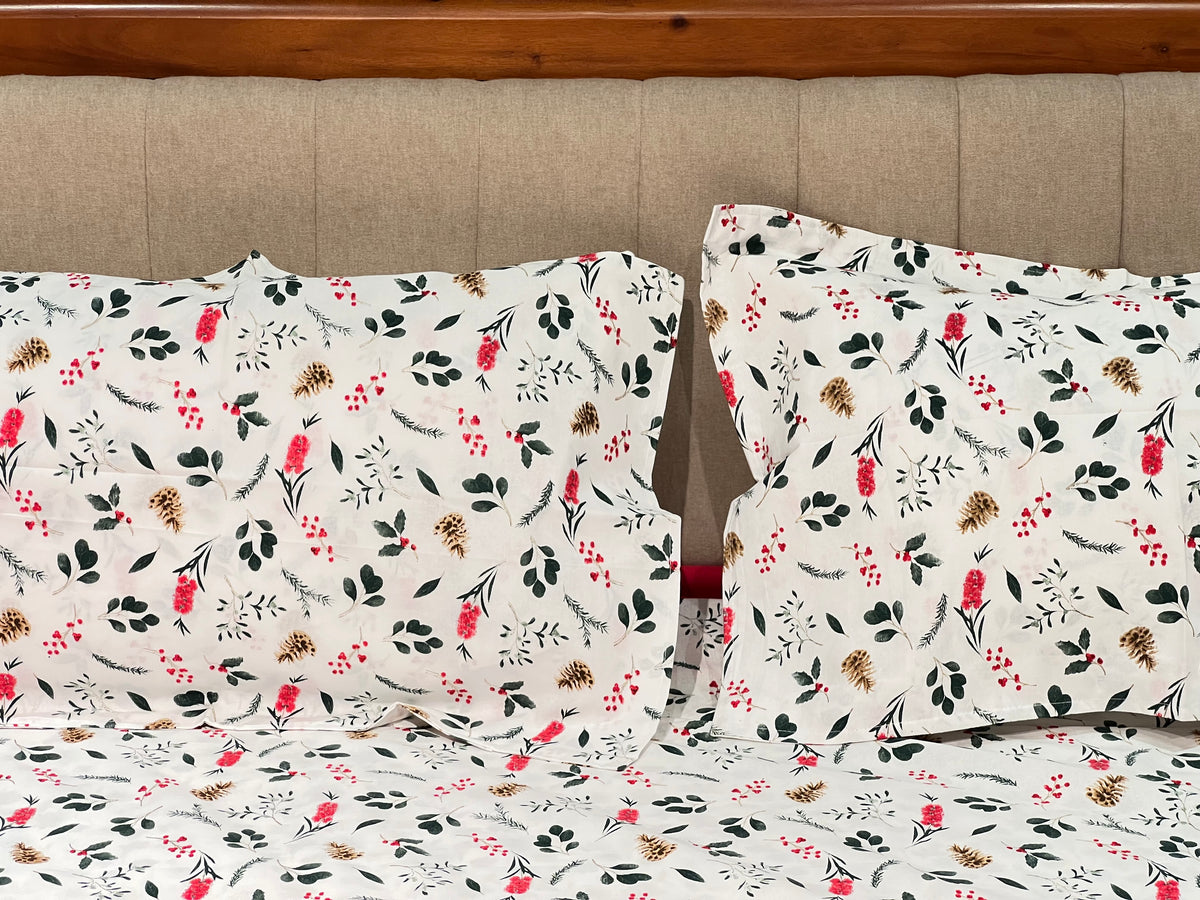 XMAS THEME KING SIZE BEDSHEETS