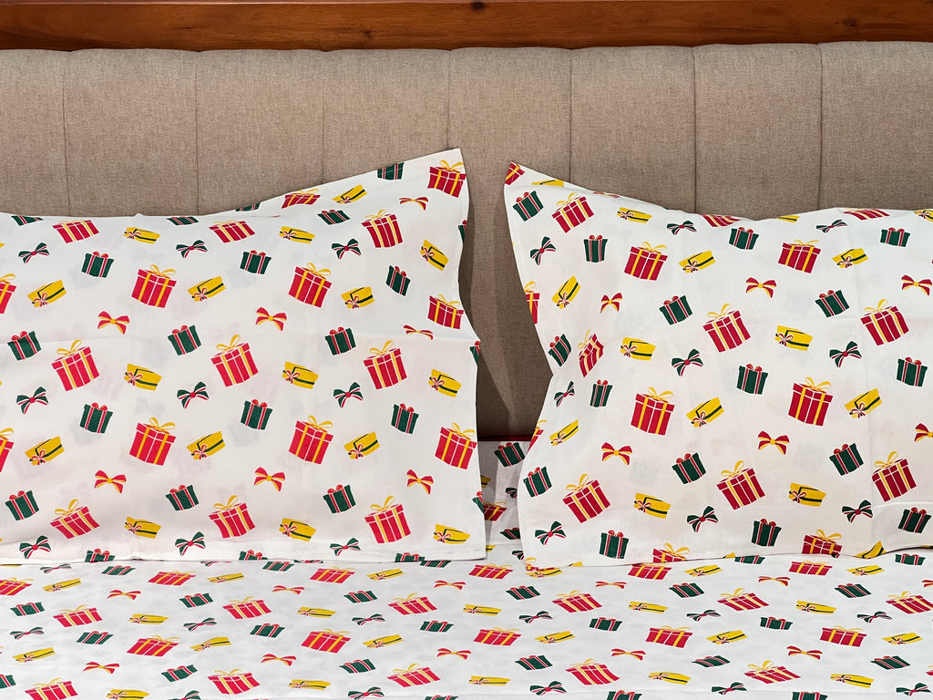 XMAS THEME KING SIZE BEDSHEETS