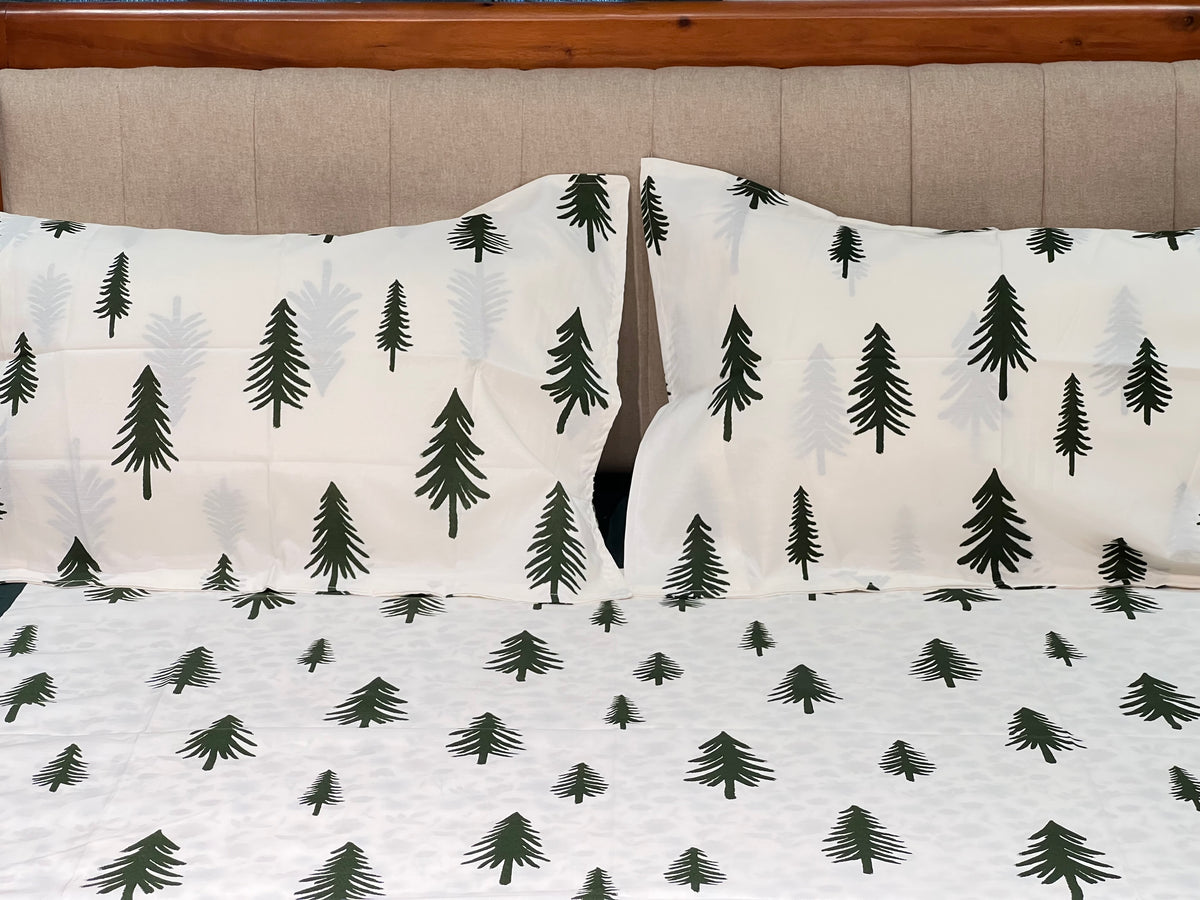 XMAS THEME KING SIZE BEDSHEETS