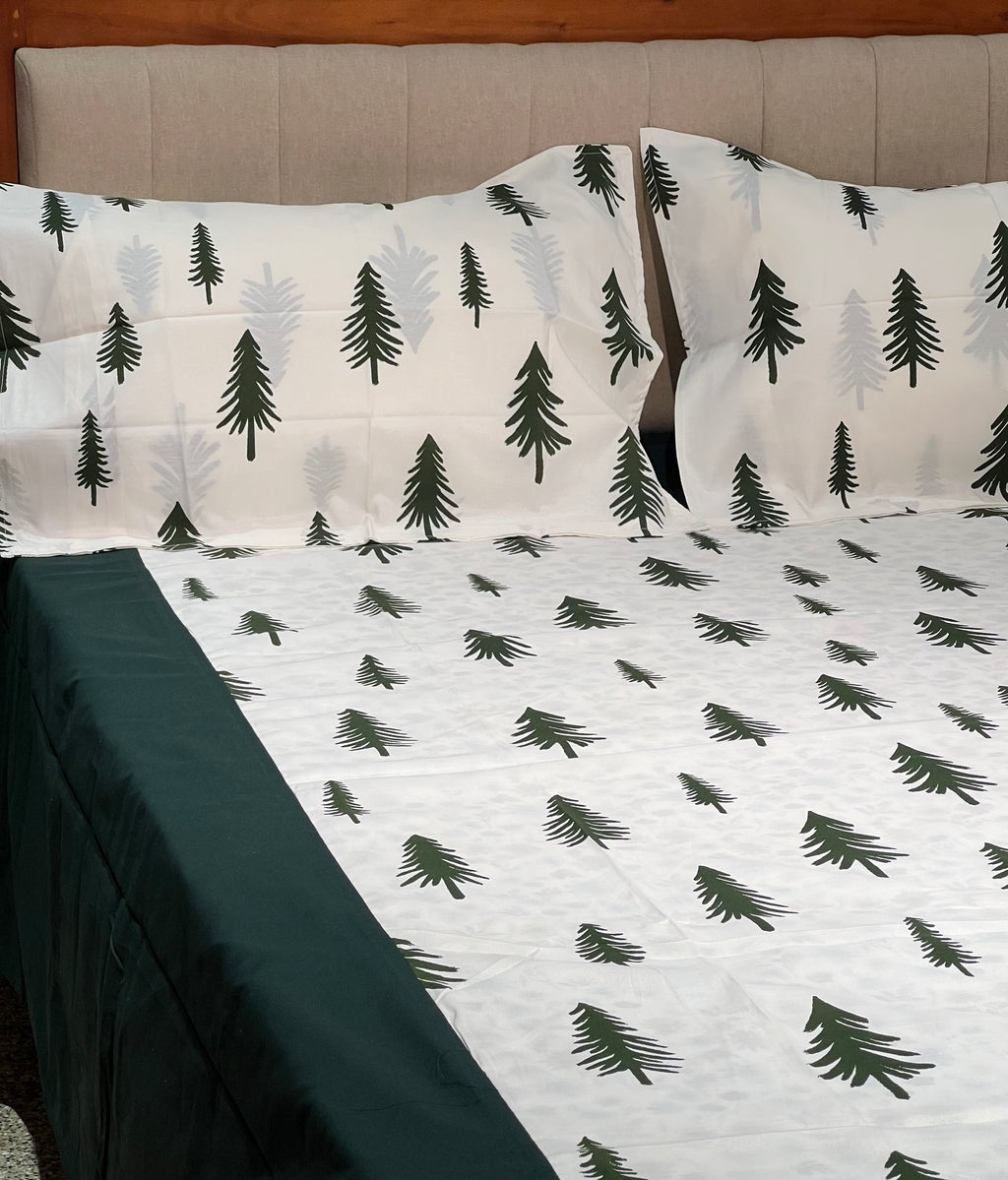 XMAS THEME KING SIZE BEDSHEETS