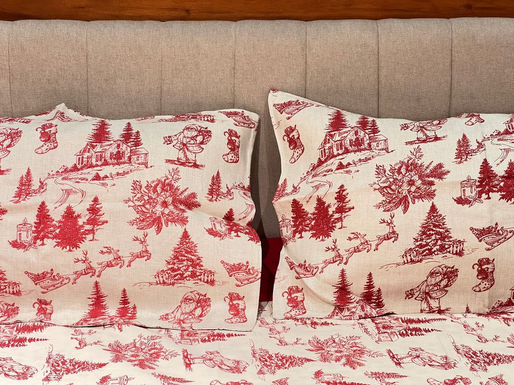 XMAS THEME KING SIZE BEDSHEETS