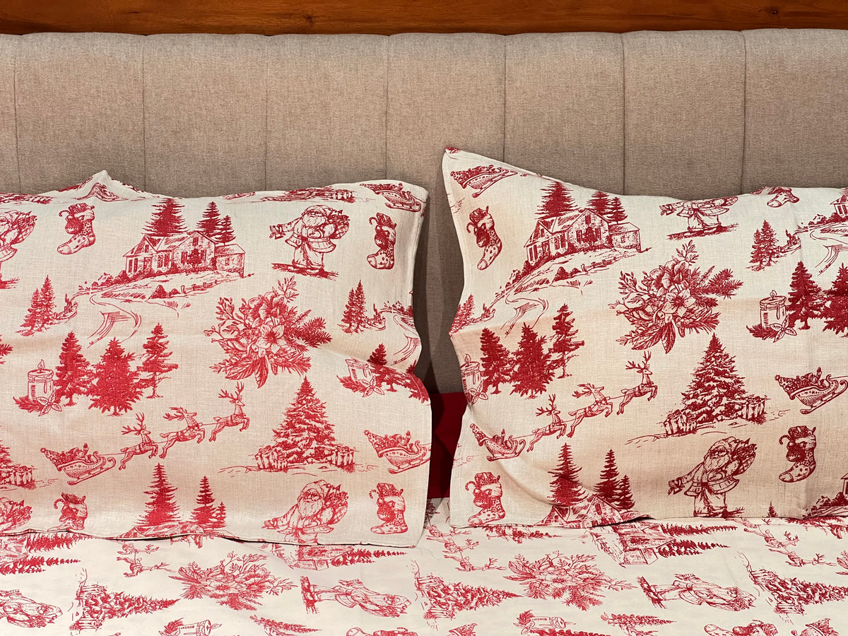XMAS THEME KING SIZE BEDSHEETS